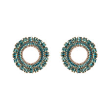 Orecchini Ad Anello Cometa Turchese -  Sodini