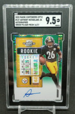 2020 Contenders Optic Green Pulsar 16/27 Anthony McFarland Jr Rookie Auto RC