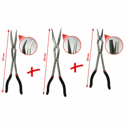 KS TOOLS Doppelgelenk-Zangen-Satz XL 3-tlg