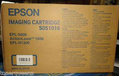 New Genuine Epson EPL-5600 ActionLaser 1600 EPL-N1200 Printer Toner S051016