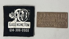 The S.M. Jones Co. Reproduction Tag Name Plate Hit Miss Gas Engine