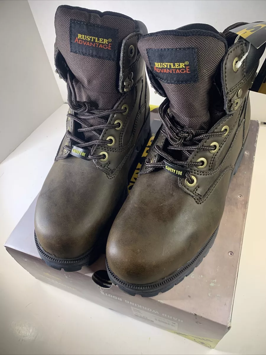 Wrangler steel toe boots 2025