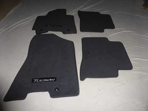 2019-2021 HYUNDAI TUCSON FLOOR MAT SET BLACK CARPET D3F14-AC010 GENUINE OEM - 第 1/8 張圖片