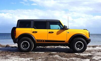 Ford Bronco 2021 - 2022 Side Stripe Vinyl Decal Sticker Door Body