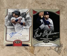 2020 Topps Tier One Twins Bert Blyleven SSP Silver Ink Auto /10 HOF + Astudillo