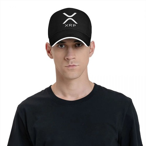 Ripple (XRP) LOGO NEU RIPPLE LOGO Kryptowährung Baseball Cap Papa Mütze Derby Mütze - Bild 24 von 32