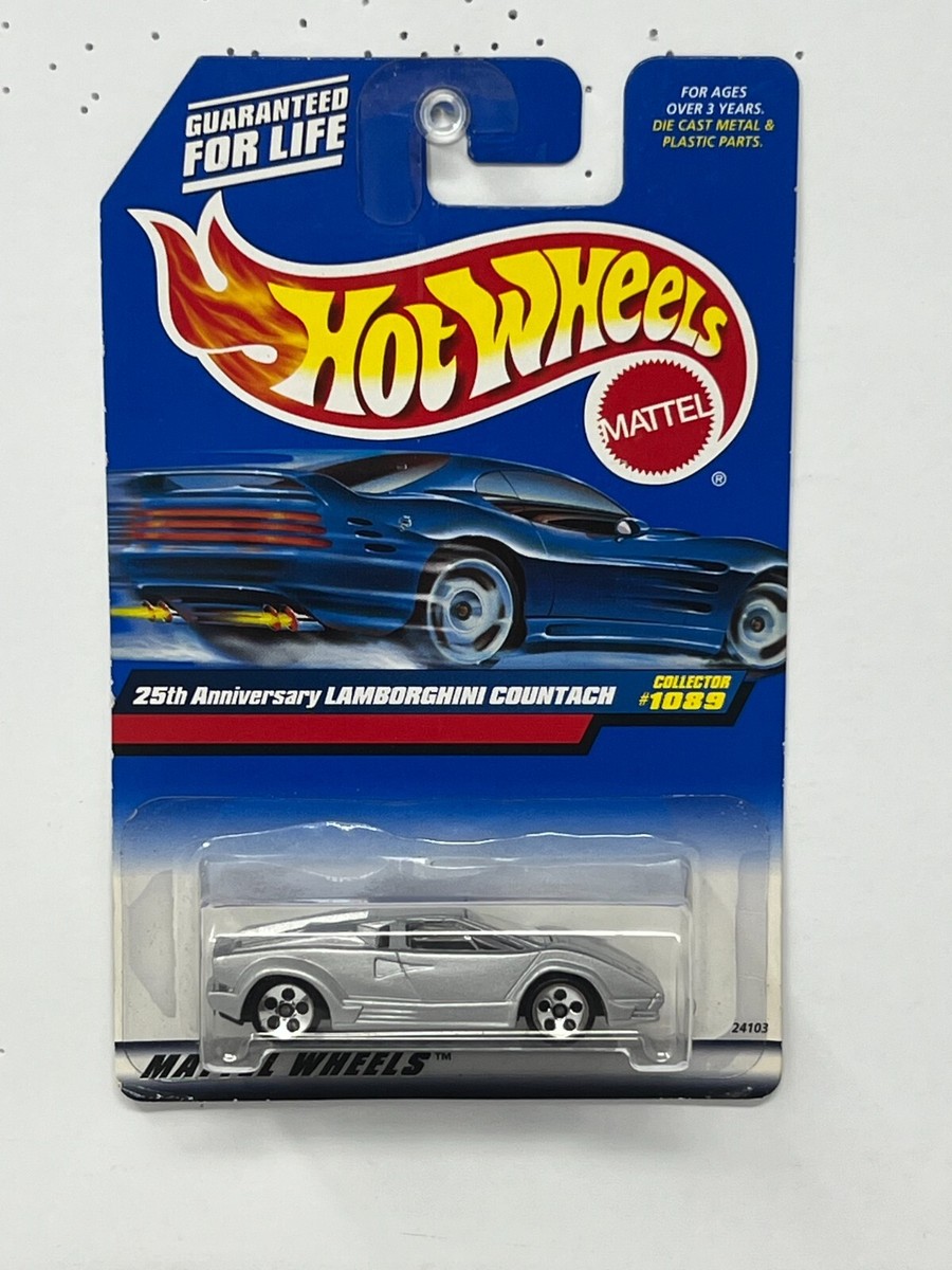 Hot Wheels 25th Anniversary Lamborghini Countach 1:64 Diecast | eBay