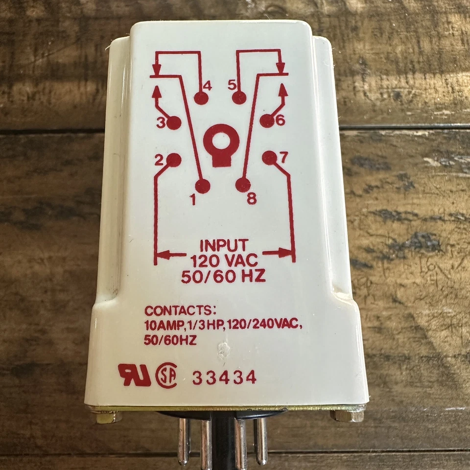 Dayton 6X604C Solid State Time Delay Relay Interval Delay 1.8-180sec 50/60 Hz - Image 3 of 4