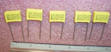 QTY (10) .1uf 275Vac 10% X2 POLYPROPYLENE SUPPRESSION CAPACITORS MPX104K275ACD2