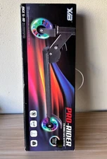 Pro Rider Kids' Folding Light-Up Scooter with LED Wheels Black