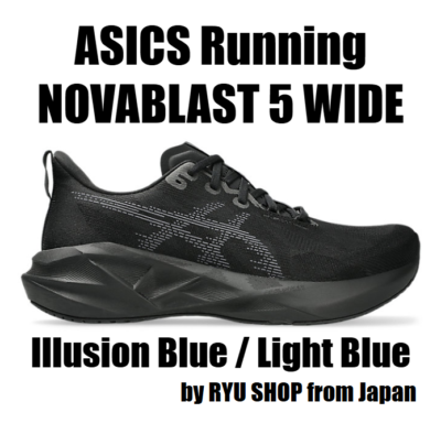 ASICS Running Shoes NOVABLAST 5 WIDE 1011B975.002 Black / Carrier