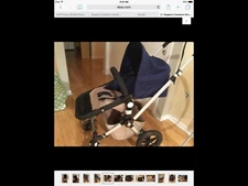 Bugaboo Cameleon Navy Beige w lots of accessories 