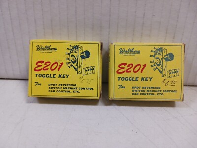 Walthers E201 Toggle Key HO Scale (X2) Lot