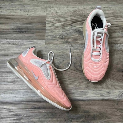 Chaussures Baskets Nike Air Max 720 Corail Rose Summit Blanc