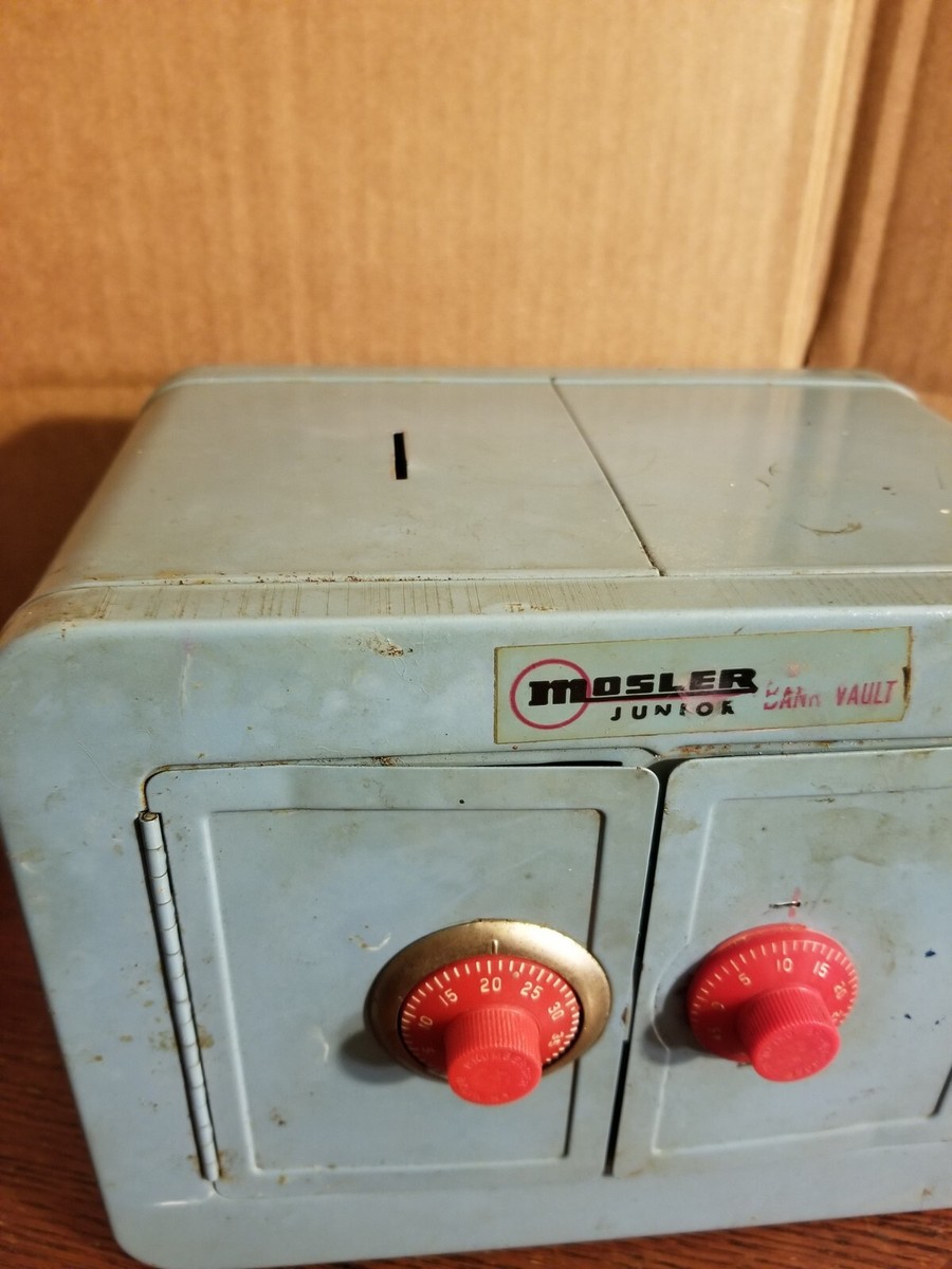 Fort Knox Vintage Toy Safe Bank Vintage Mosler Junior Bank Vault