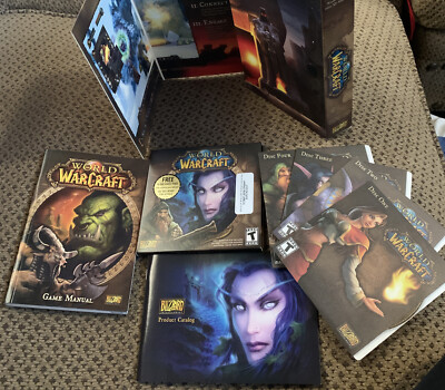 World of Warcraft (2004) Vanilla Box. Complete w/ Discs & Manual