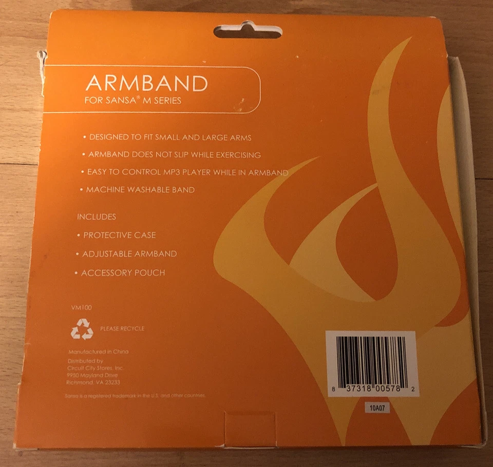 Adjustable Armband For Sansa M Series W Protective Case & Accessory Pouch VM100 - Image 2 of 2