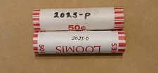 2023 P &D Lincoln Penny Rolls- BU (OBW) Rolls Uncirculated