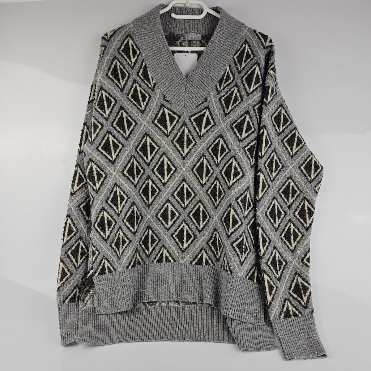 Dior Homme Gray Wool Sweater New Size S | eBay Dior Homme Gray Wool Sweater New Size S | eBay
