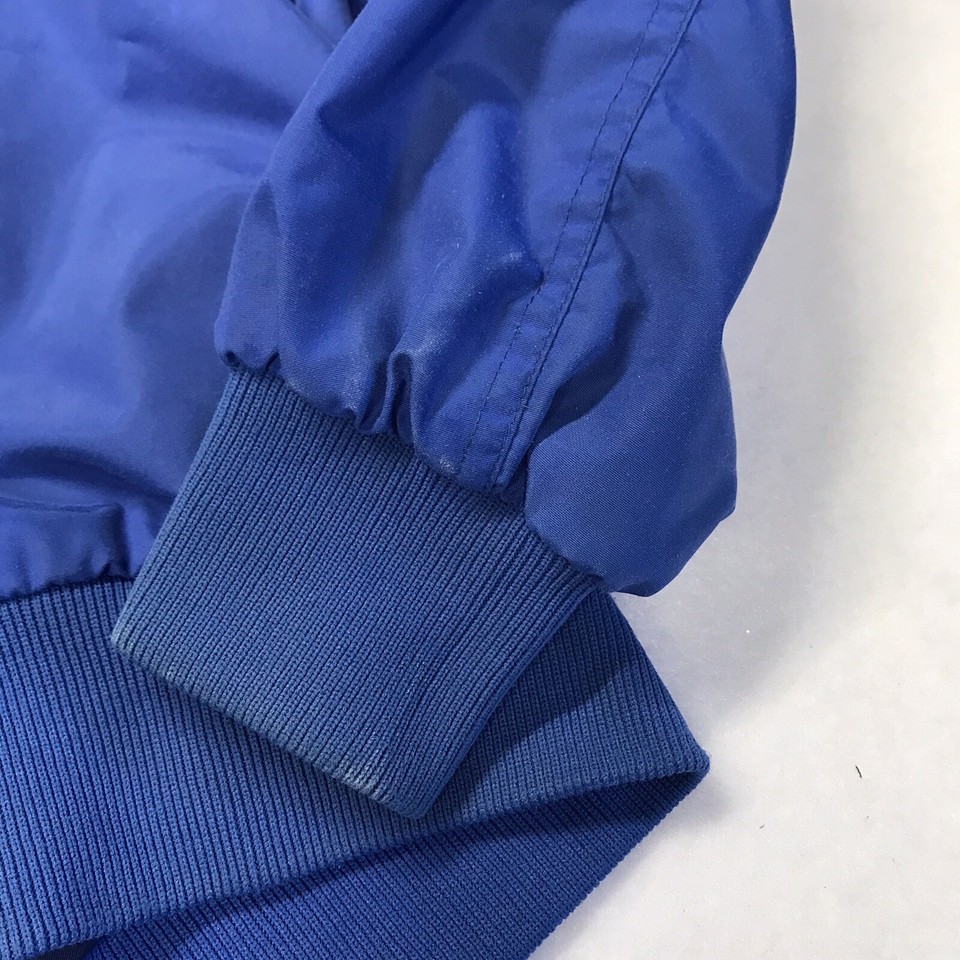 Vintage Pacific Trail Mens Hidden Hooded Jacket Windbreaker Xl Blue 90