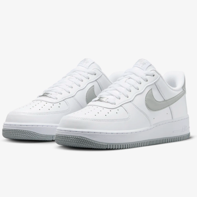 Nike Air Force 1 '07 Low Shoes 'White/Light Grey' (FJ4146-100