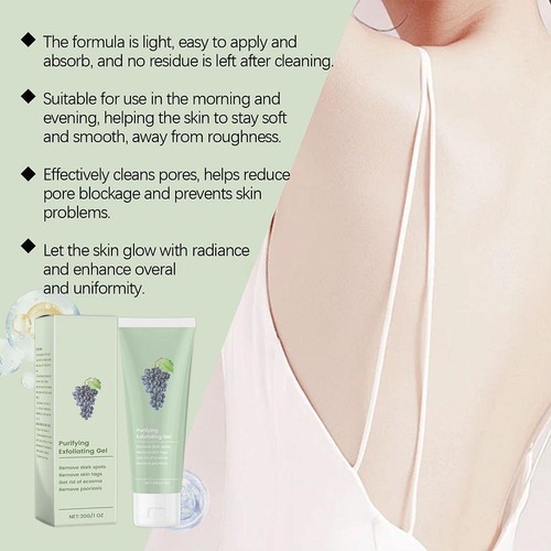 1-3X Purifying Exfoliating Gel Greteam Exfoliating Scrub Moisturizing Clean Skin - Picture 9 of 21