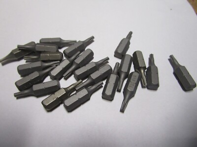 T-10 Torx  1/4''Hex 1''OAL Rock River  Insert Bit QTY 20