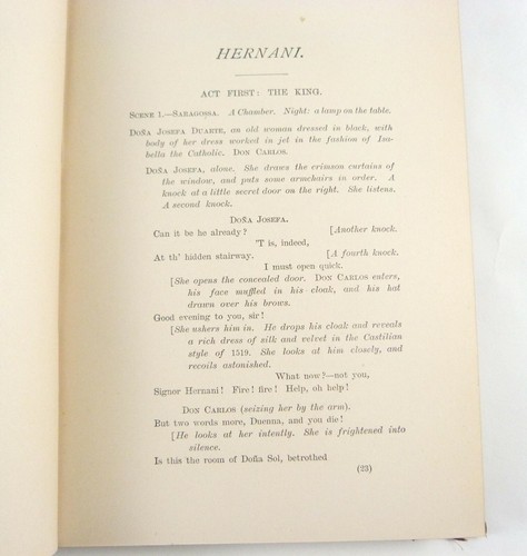 Victor Hugo's Novels Illustrated Volume 5 Dramatic Works Hernani Ruy Blas + 1887 - Picture 7 of 7