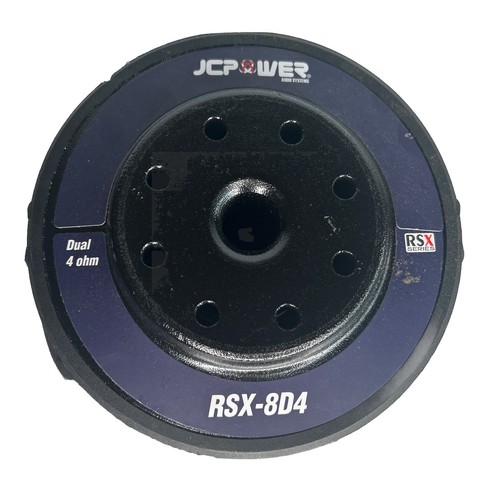 JCPOWER - SUBWOOFER (SERIE RSX) RSX -8D4 800 Watt 8" Subwoofer Sub Car Audio - Foto 3 di 10