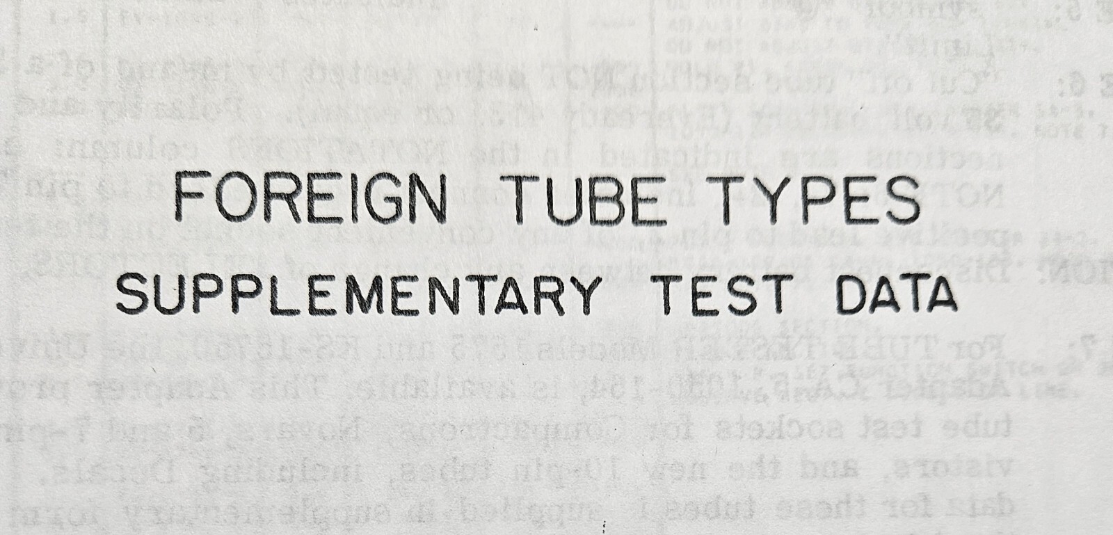 WESTERN ELECTRIC  KS-15750-L1 & L2 Tube Test Data, ALL the Data There Is.