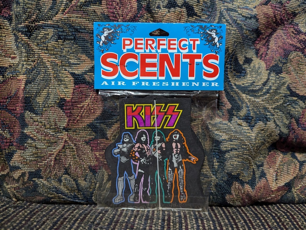 KISS BAND LOVE GUN AIR FRESHENER SEALED 1994 OFFICIAL LICENSED 