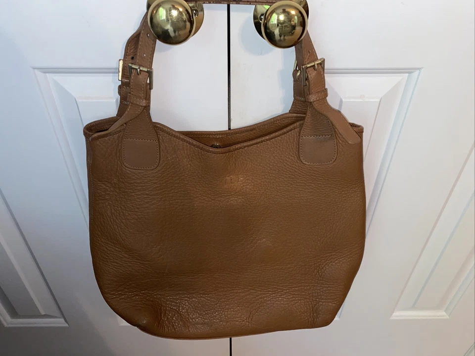 GiGi New York OLIVIA SHOPPER Camel Napa Luxe Leather OLV-LUX-CAM Personalized - Image 2 of 4