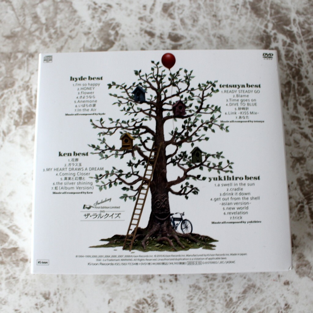 L'Arc-en-Ciel QUADRINITY MEMBERS BEST SELECTIONS 1st Press