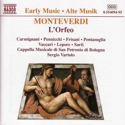 Carmignani - Monteverdi: L'Orfeo (Gesamtaufnahme) ZUSTAND SEHR GUT