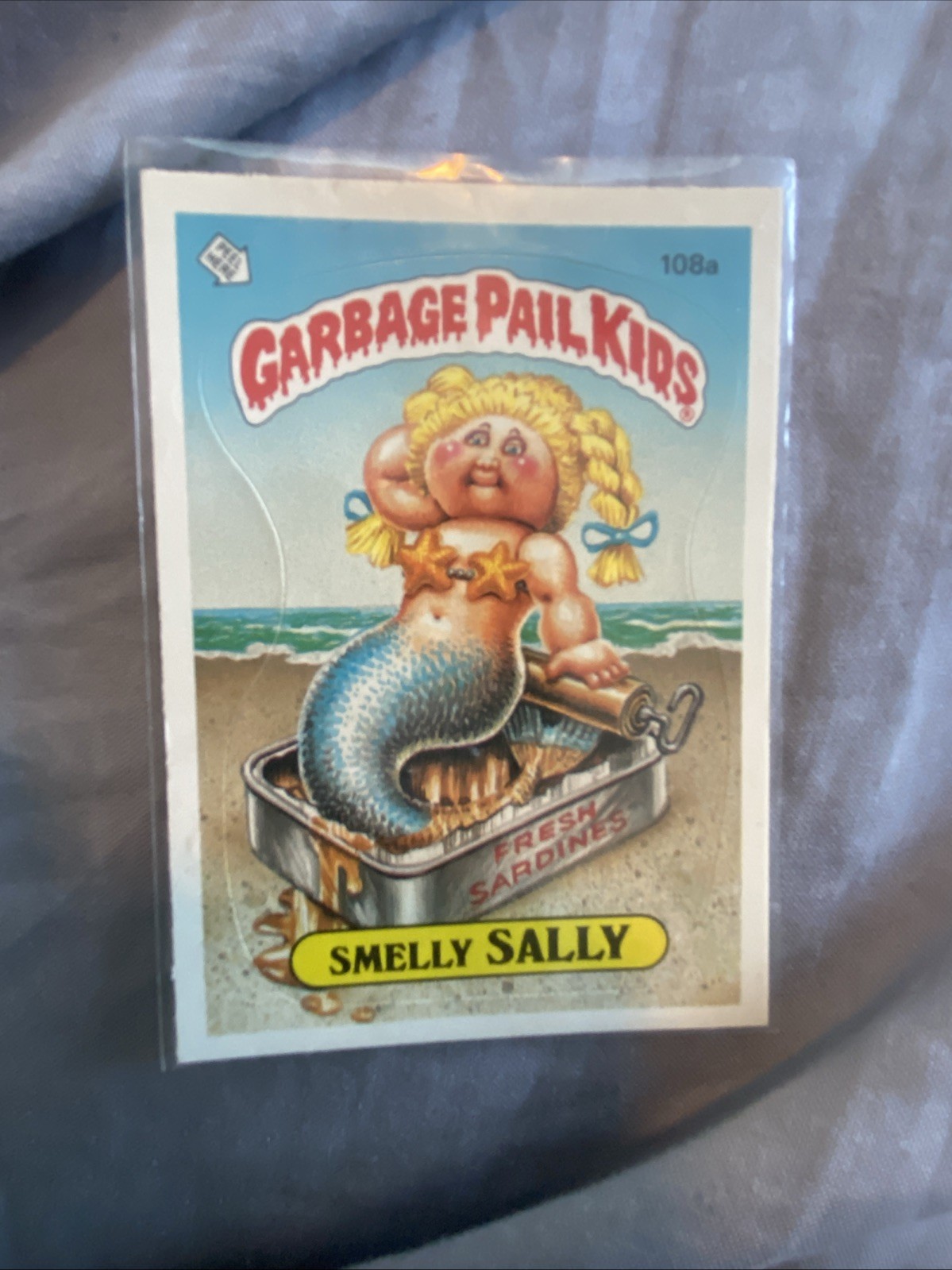1986 Smelly Sally Garbage Pail Kids/ Die Cut Error