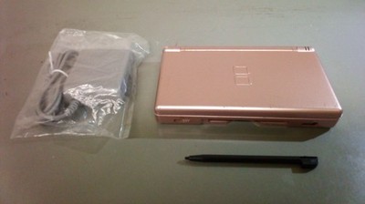 Nintendo DS Lite Handheld Console with Stylus and Wall Charger