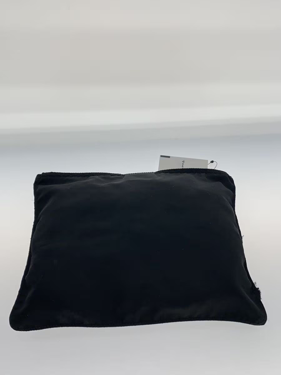 PRADA Pouch Nylon Black Solid Authentic Rare Exce… - image 3