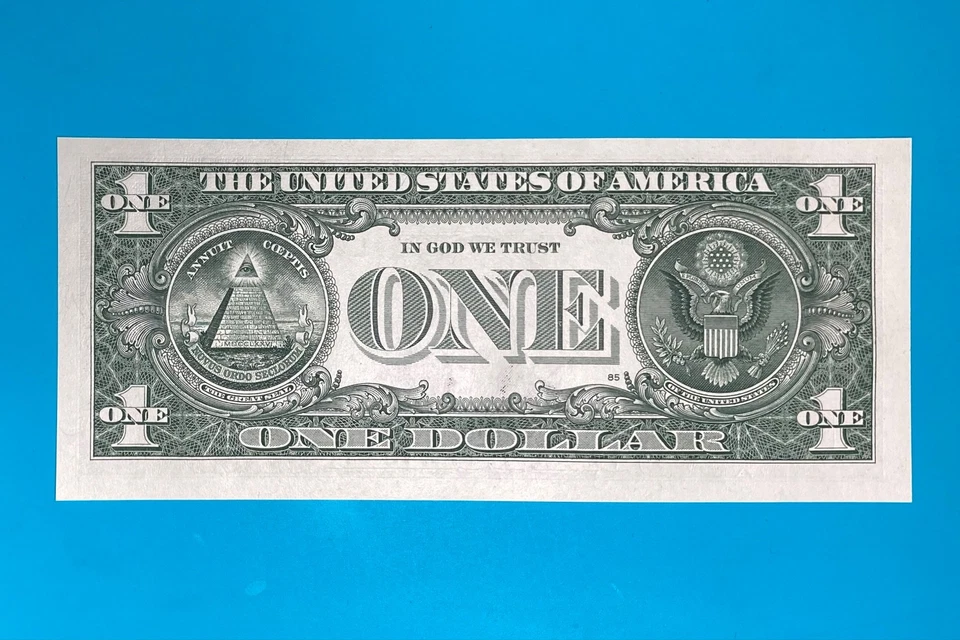 April 13, 1971 (L 04131971 K) BIRTHDAY ANNIVERSARY $1 One Dollar Bill *UNC* - Image 3 of 4