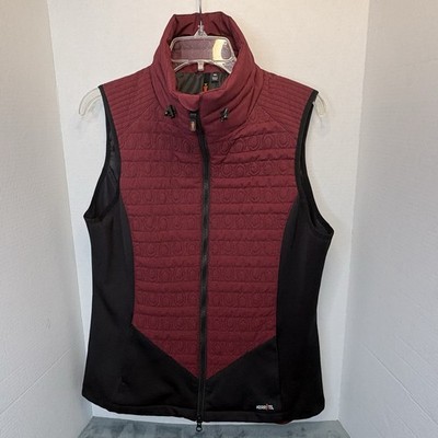 Kerrits Acclimate Quilted Vest Women s Size Medium Full Zip Equestrian Riding
