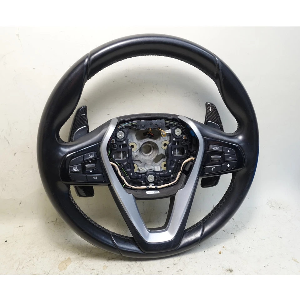 Volante esportivo de fábrica BMW G30 5-Series G12 G15 2017-2023 com pás fabricante de equipamento original - Imagem 2 de 4