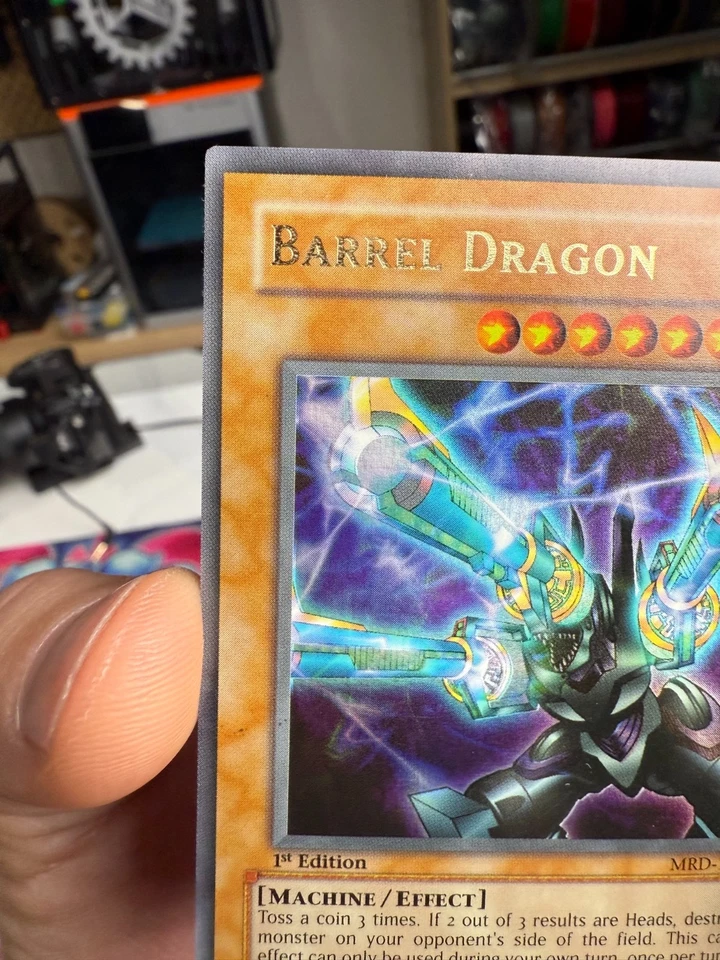 Yu-Gi-Oh! TCG Barrel Dragon Metal Raiders MRD-126 1st Edition Ultra Rare NA - Image 4 of 4