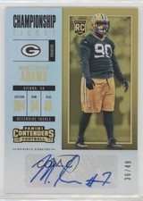2017 Panini Contenders Championship Ticket 36/49 Montravius Adams #222 Auto 8p8