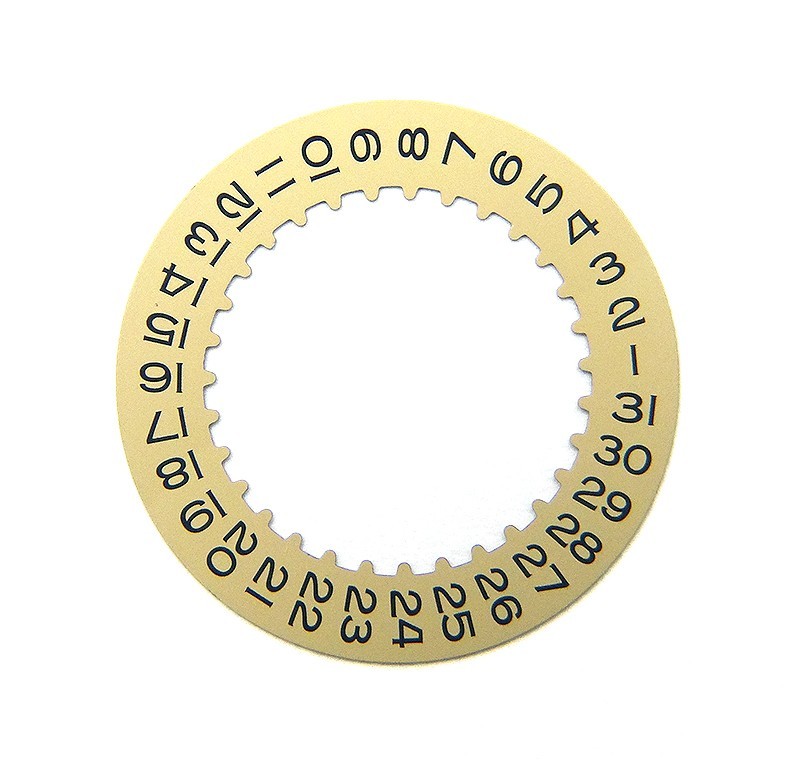 Genuine Rolex 3135 3155 3175 3185 Caliber 16100 Champagne Beige Date Disc Wheel