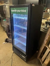 True GDM-10-58-HC Single 1 Door Glass Cooler Merchandiser Refrigerator