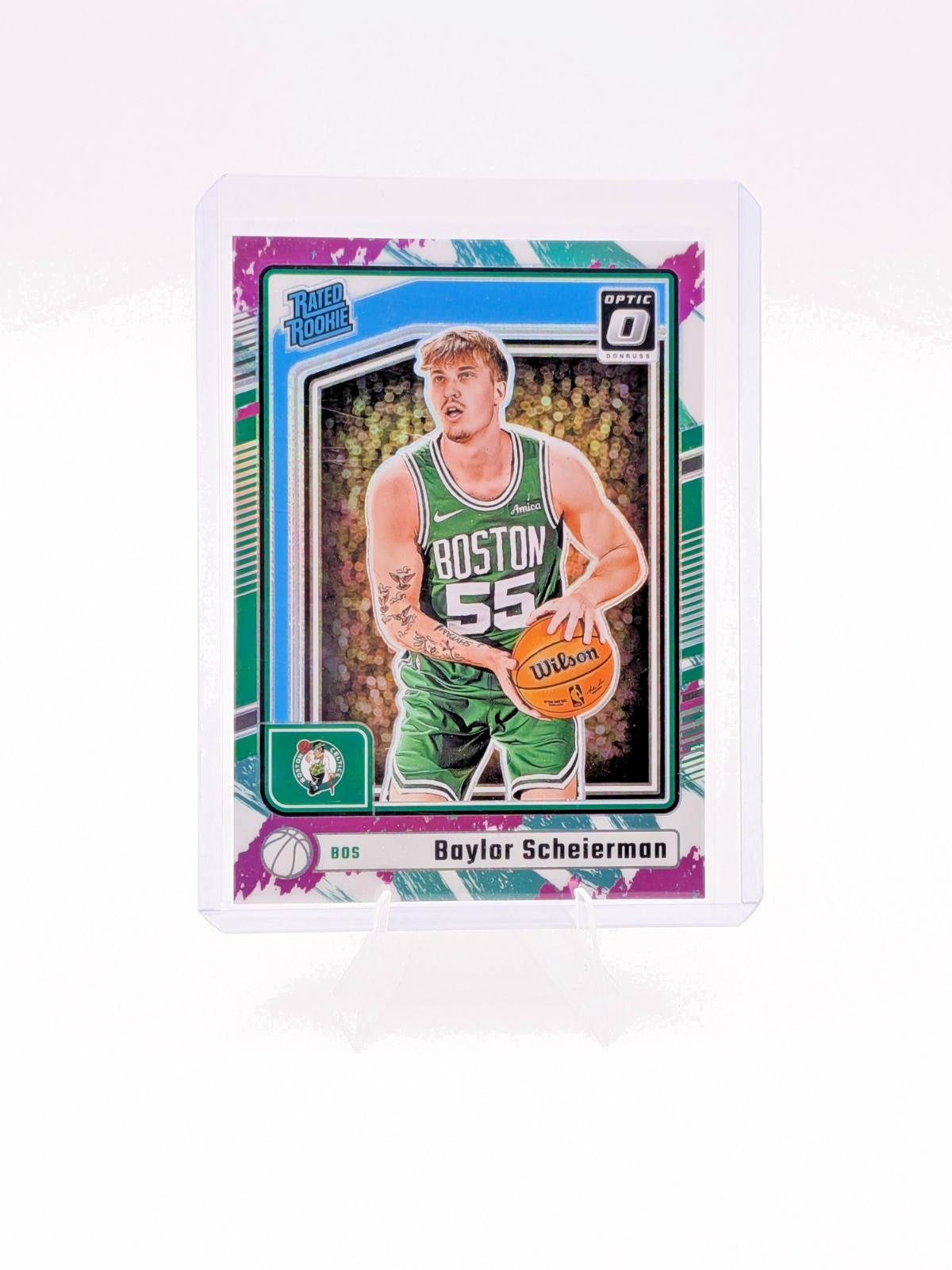 2024-25 Panini Donruss Optic Baylor Scheierman Jazz Prizm Rated Rookie SSP #263