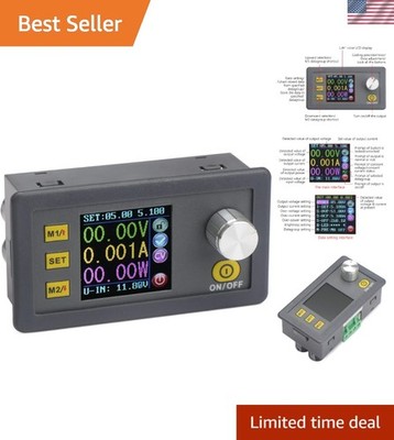 Professional LCD Regulator: Adjustable 6-55V to 0-50V, 5A Power Supply Unit