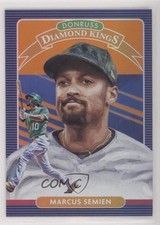 2020 Panini Donruss Diamond Kings Holo Orange Marcus Semien #10 0q0m
