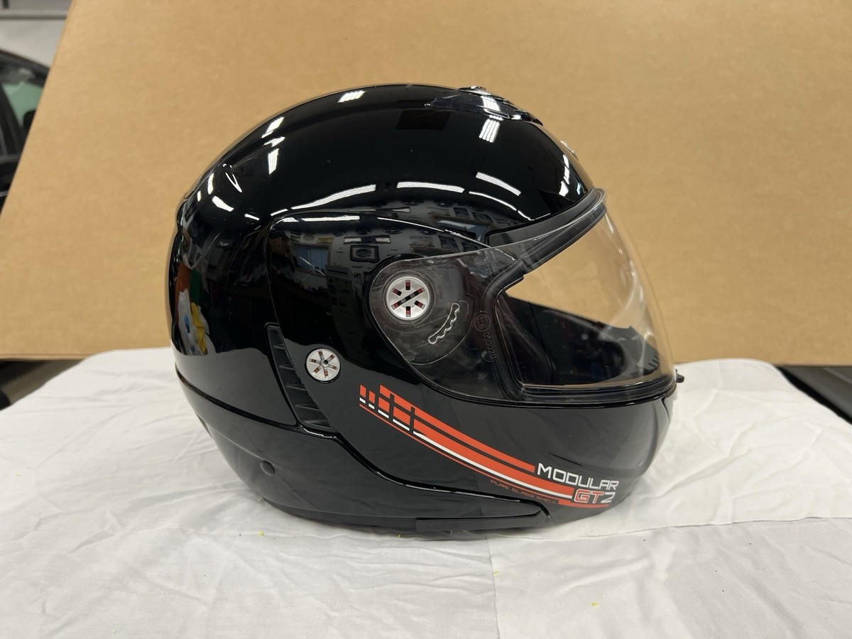 Can-Am BRP Modular GT2 Motorcycle Helmet XXL Black Used Nice Clean