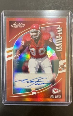 2025 Panini Absolute - Iconic Ink Neil Smith #II-NSH Red 75/75 (AU)