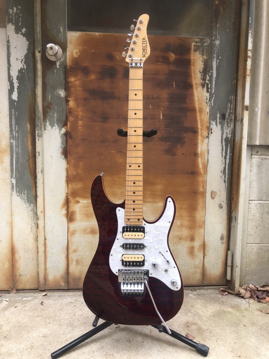 ギター schecter sd-2-24 dimarzio Schecter SD-2-24 AS Mod Electric Guitar with DiMarzio